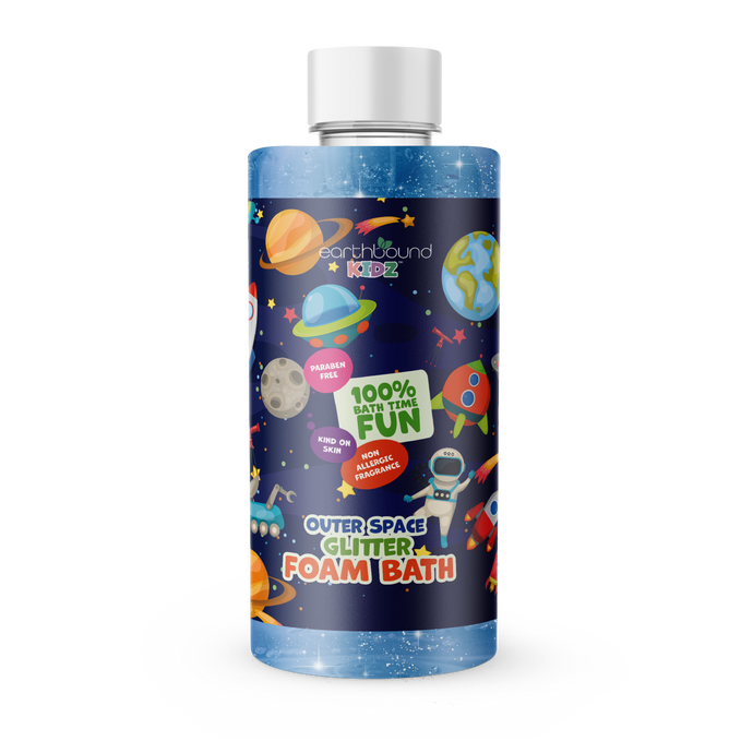 Earthbound Kidz - Outer Space Glitter Foam Bath  500ml