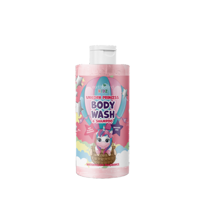 Earthbound Kidz - Unicorn Princess Body Wash & Shampoo 300ml