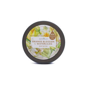 Earthbound - Orange Blossom & White Waterlilies Bye Bye Stretchmark Body Butter with Skin Repairing Centella Asiatica 250g