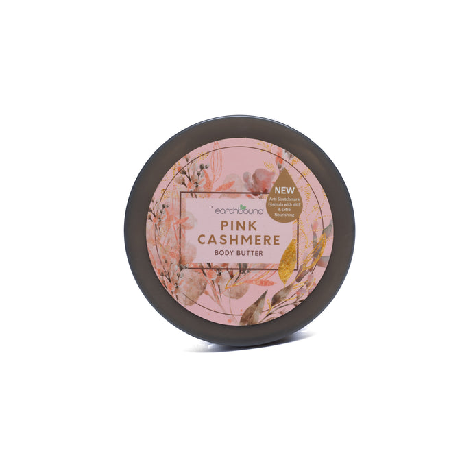 Earthbound - Pink Cashmere Bye Bye Stretchmark Body Butter with Skin Repairing Centella Asiatica 250g