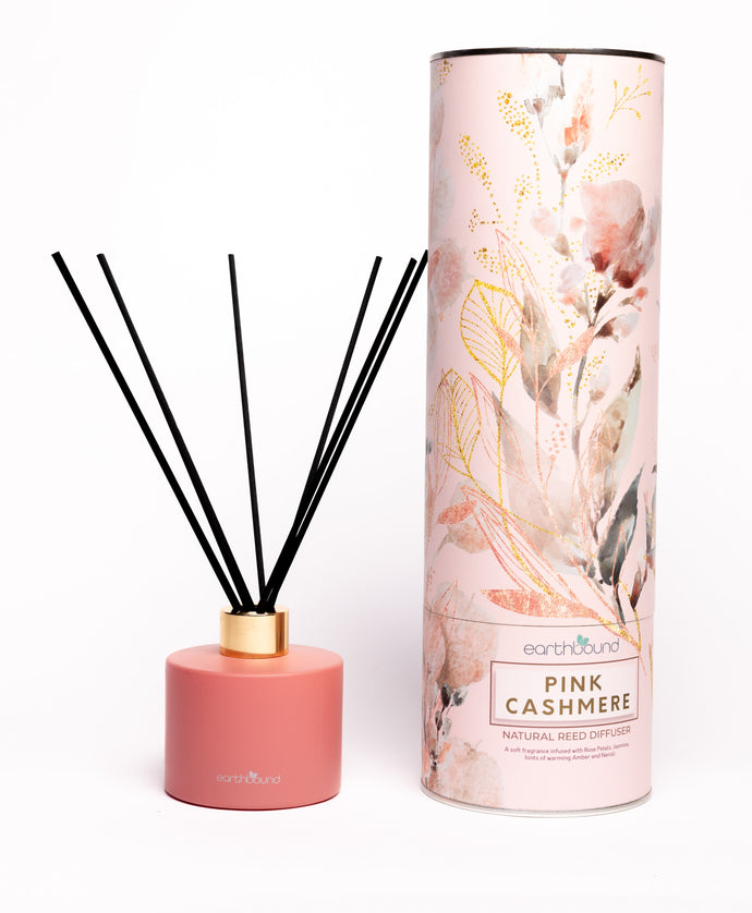 Earthbound - Pink Cashmere Natural Reed Diffuser 175ml