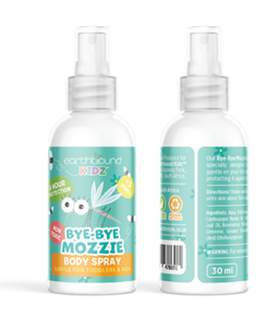 Earthbound Kidz -  100% Natural Bye Bye Mozzie Body Spray 30ML