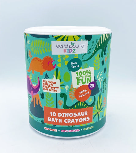 Earthbound Kidz- Dinosaur Bath Crayons 10 Pack