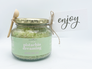 Earthbound T-AMORE: Pistachio Dreaming Shimmer Bath Salts 550g